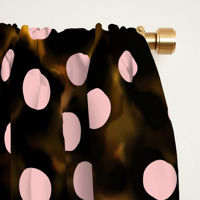Scatter Dots Tortoise Window Curtain Gallery Image 2