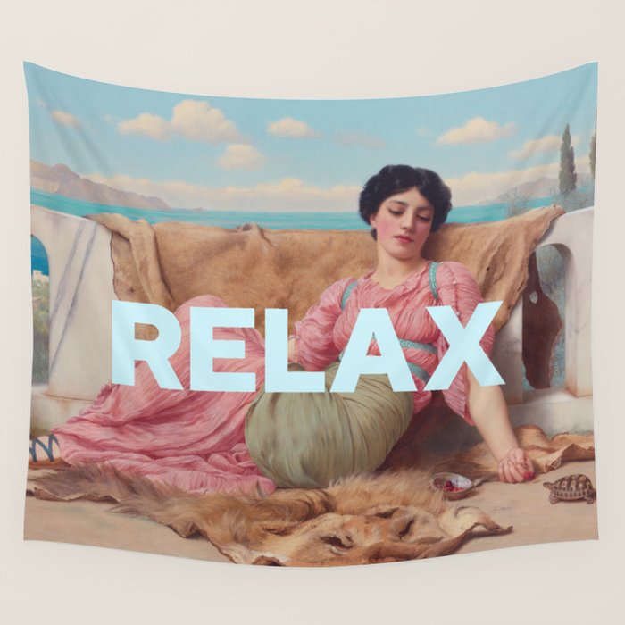 Relax Wall Tapestry Gallery Image 4