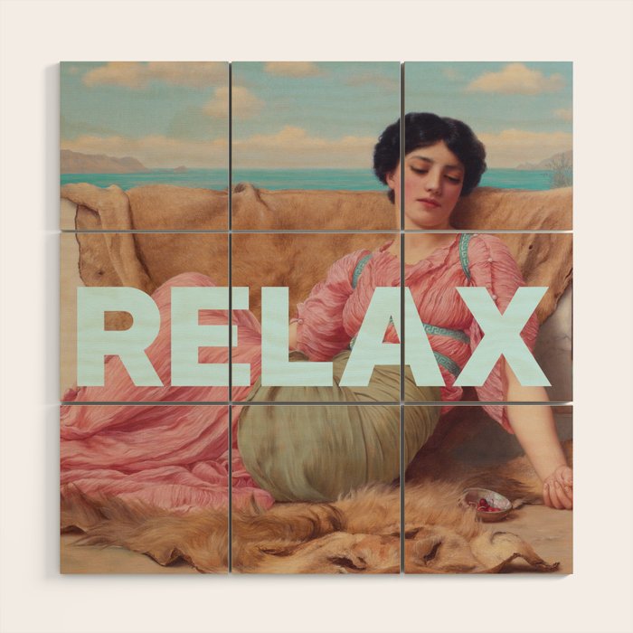 Relax Wood Wall Art Gallery Image 1
