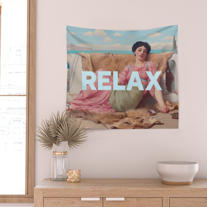 Relax Wall Tapestry Gallery Image 2