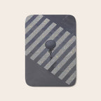 Walking in the rain | rainy |  crosswalks | alone | umbrella | grey Bath Mat Gallery Image 1