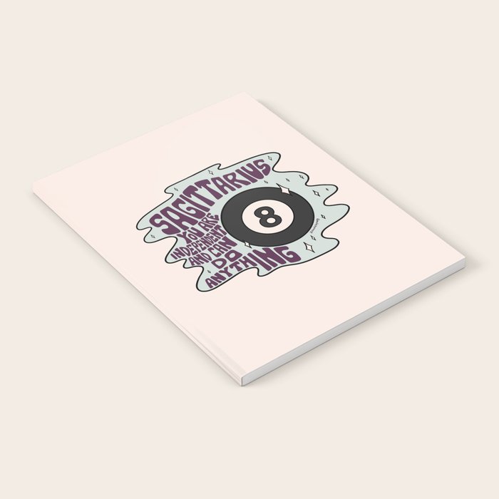 Sagittarius Magic 8 Ball Notebook Gallery Image 1