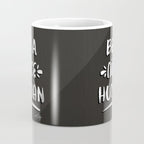 Be a Nice Human - White Type on Black Palette Coffee Mug Gallery Image 4