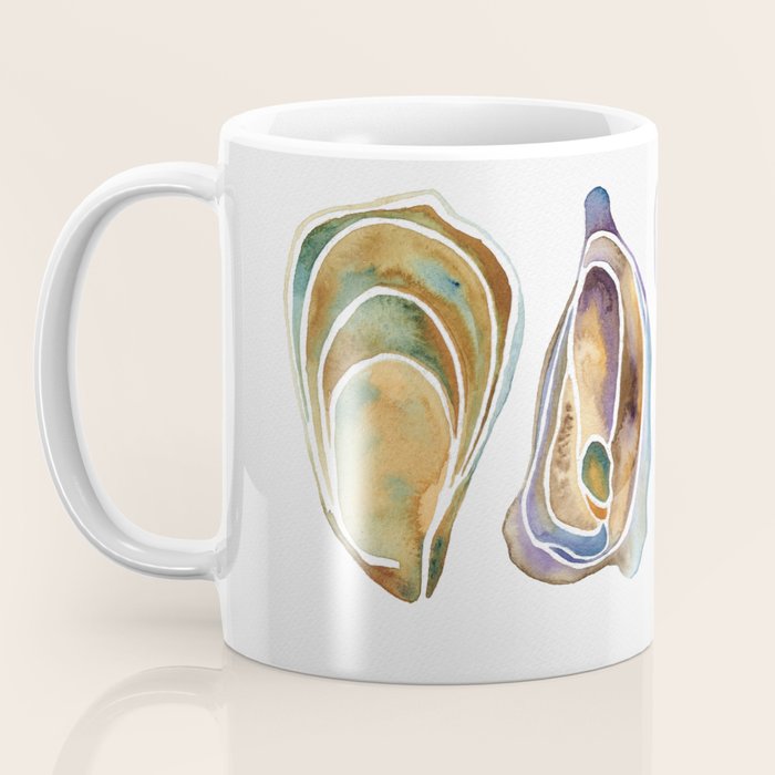 Watercolor Oysters Coffee Mug Gallery Image 3