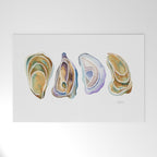 Watercolor Oysters Welcome Mat Gallery Image 1