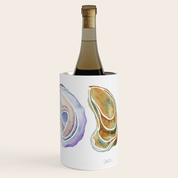 Watercolor Oysters Wine Chiller Gallery Image 3