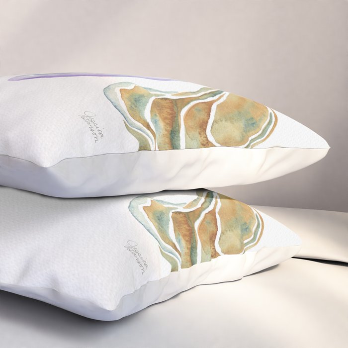 Watercolor Oysters Pillow Sham Gallery Image 3