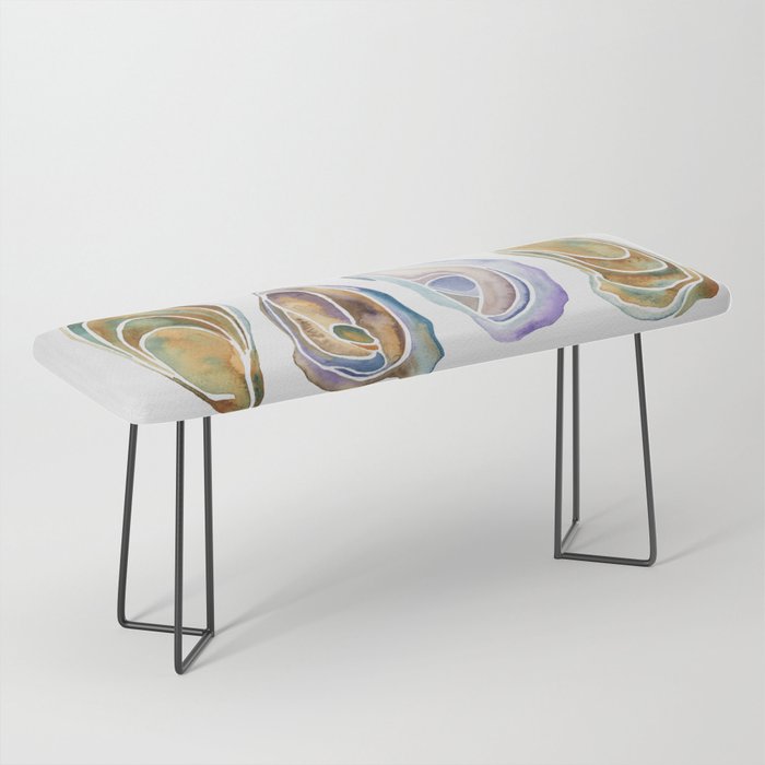 Watercolor Oysters Bench Gallery Image 1