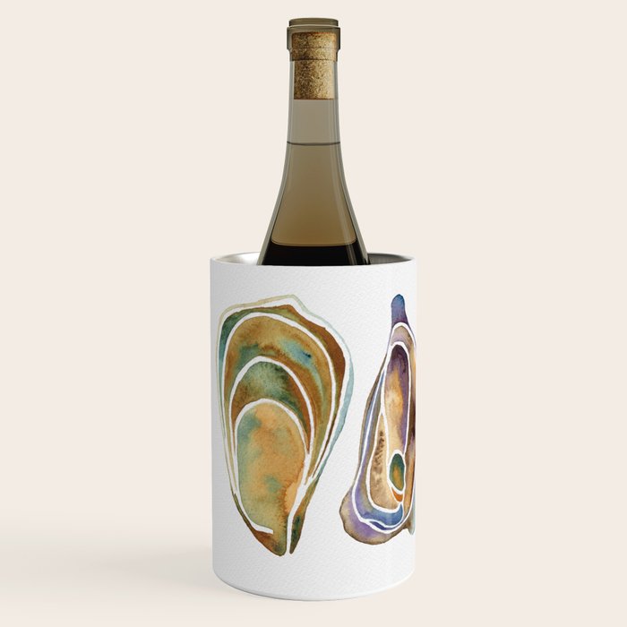 Watercolor Oysters Wine Chiller Gallery Image 2