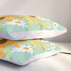 Blue Butterflies and Wildflowers Pillow Sham Gallery Image 3