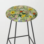 Vintage Floral Garden Stool Gallery Image 2