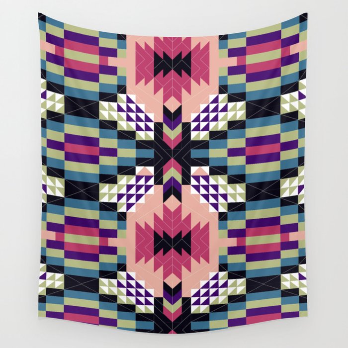 MP Tribal geometric B Wall Tapestry Gallery Image 4