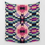 MP Tribal geometric B Wall Tapestry Gallery Image 4