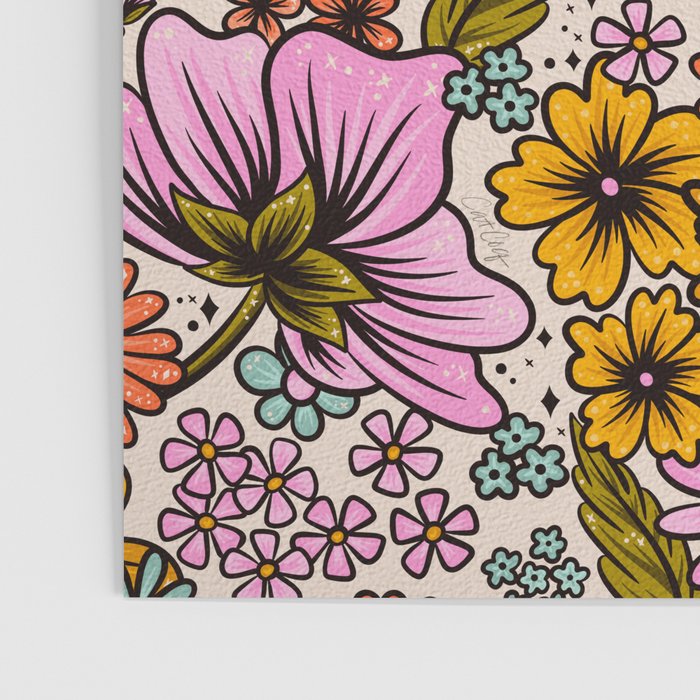 Retro Flower Power - Spring Palette Poster Gallery Image 3