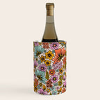 Retro Flower Power - Spring Palette Wine Chiller Gallery Image 1