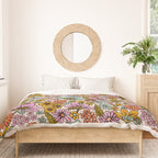 Retro Flower Power - Spring Palette Duvet Cover Gallery Image 3