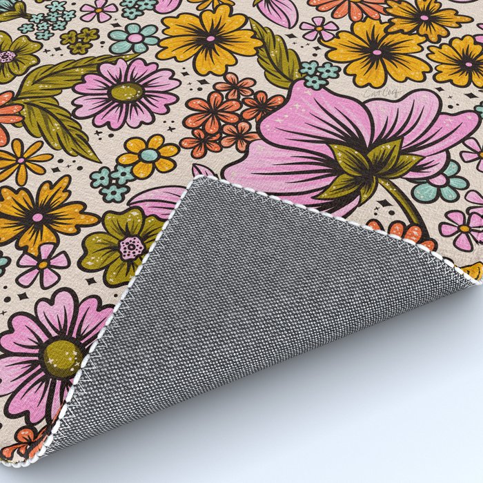 Retro Flower Power - Spring Palette Rug Gallery Image 4