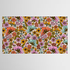 Retro Flower Power - Spring Palette Tablecloth Gallery Image 2