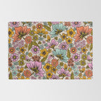 Retro Flower Power - Spring Palette Rug Gallery Image 2