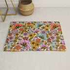 Retro Flower Power - Spring Palette Rug Gallery Image 1