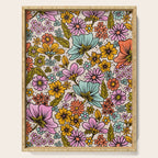 Retro Flower Power - Spring Palette Serving Tray Gallery Image 1