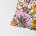 Retro Flower Power - Spring Palette Pillow Sham Gallery Image 4