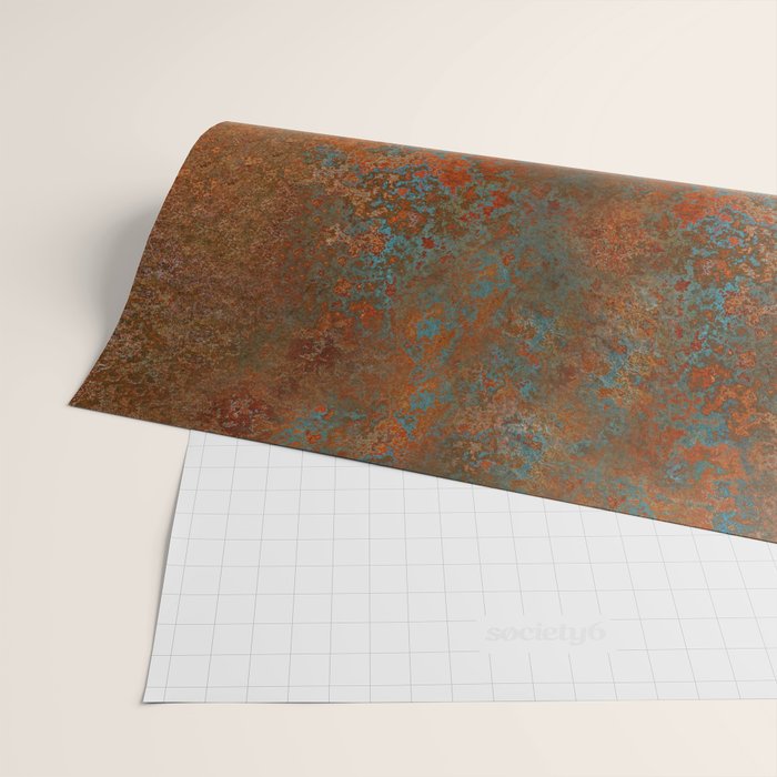 Vintage Rust Copper Wrapping Paper Gallery Image 2