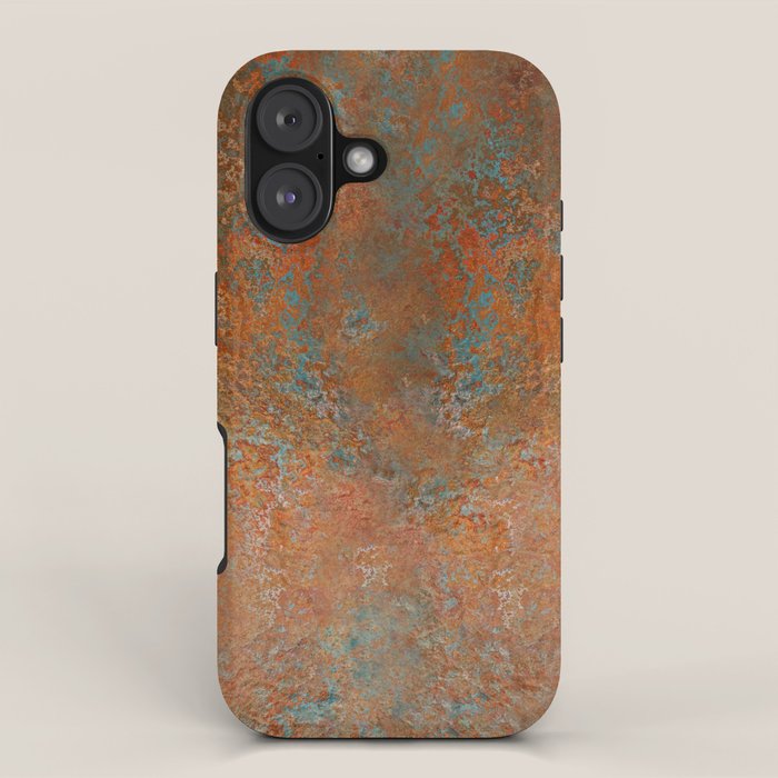 Vintage Rust Copper iPhone Case Gallery Image 1