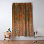 Vintage Rust Copper Window Curtain Gallery Image 5