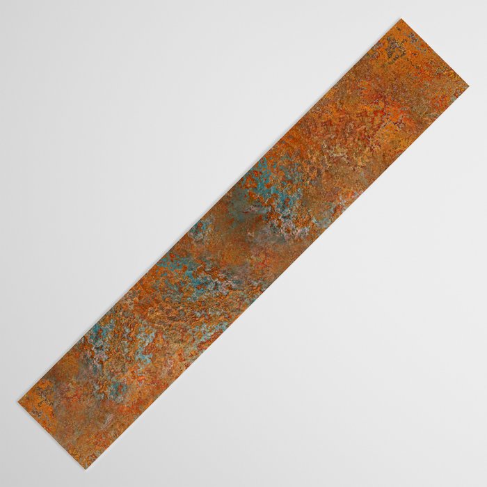 Vintage Rust Copper Table Runner Gallery Image 3