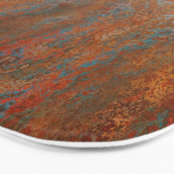 Vintage Rust Copper Bath Mat Gallery Image 3