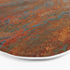 Vintage Rust Copper Bath Mat Gallery Image 3