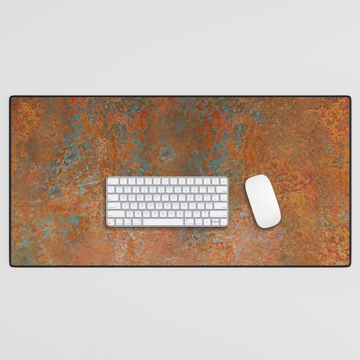 Vintage Rust Copper Desk Mat Gallery Image 1