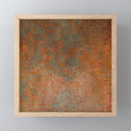 Vintage Rust Copper Mini Art Print Gallery Image 1