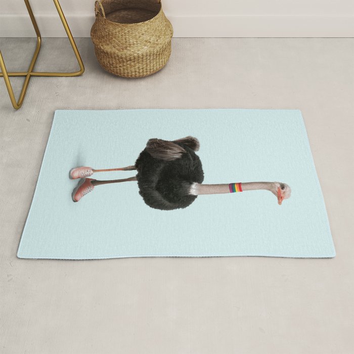 Sporty Ostrich Rug Gallery Image 1