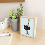 Sporty Ostrich Mini Art Print Gallery Image 2
