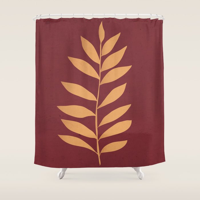 minimal plant 80 Shower Curtain Gallery Image 1