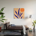 Golden Afternoon Abstract Landscape Wood Wall Art Gallery Image 2