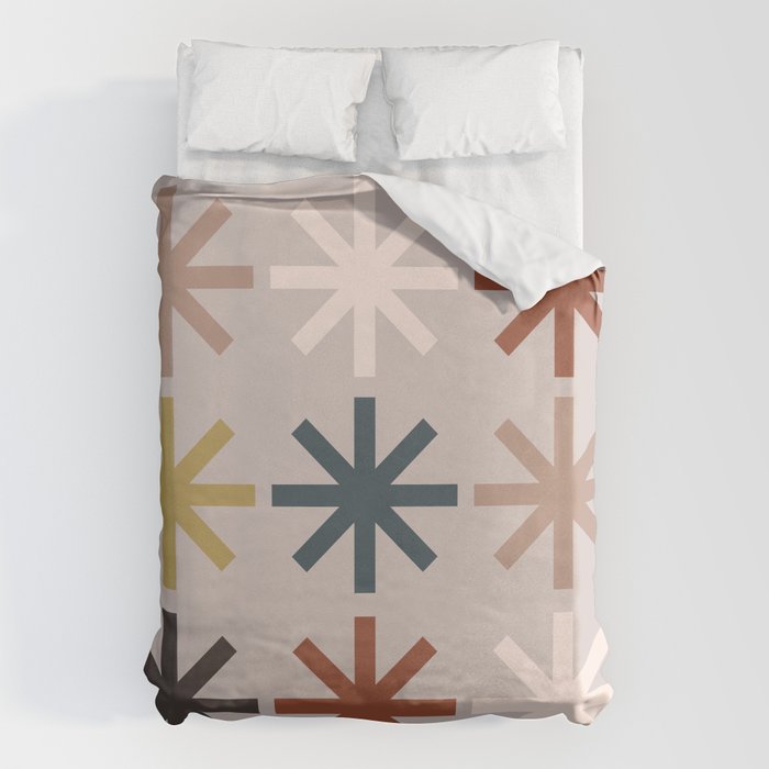 Snowflake 04 Duvet Cover Gallery Image 1