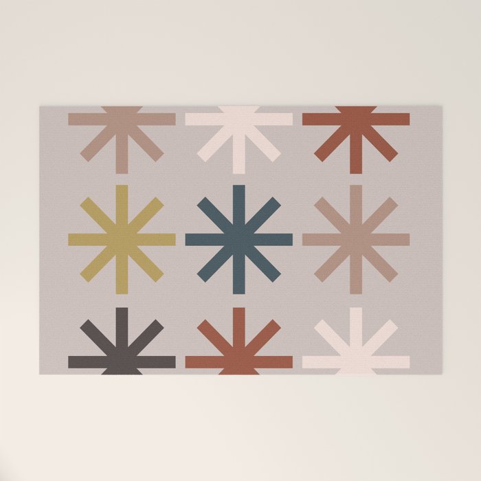 Snowflake 04 Welcome Mat Gallery Image 1