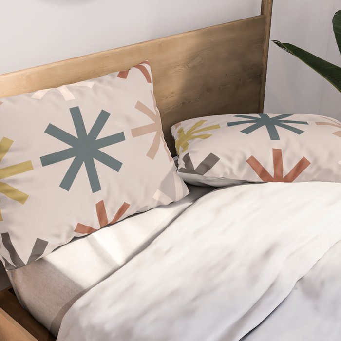 Snowflake 04 Pillow Sham Gallery Image 2