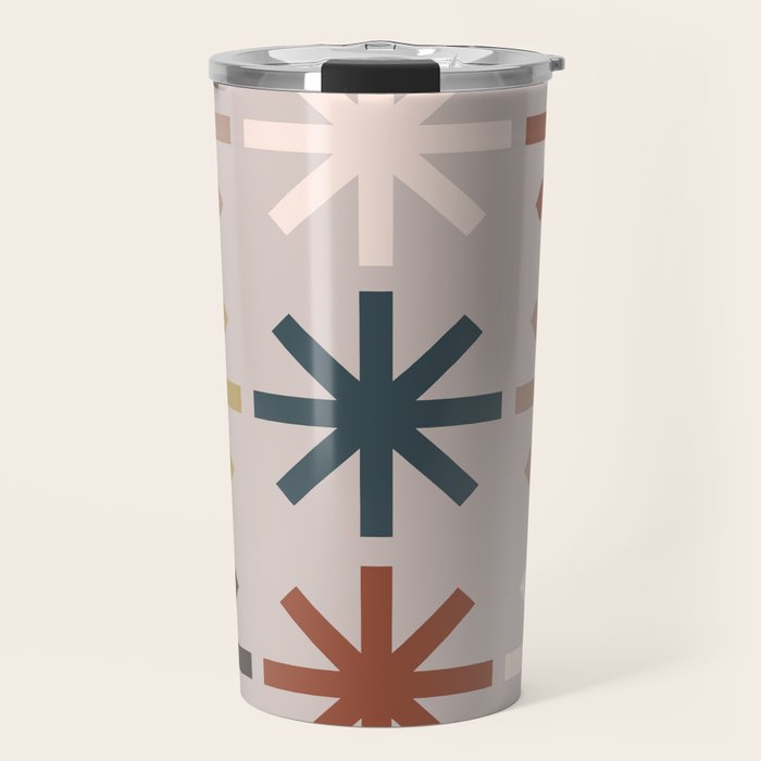 Snowflake 04 Travel Mug Gallery Image 1