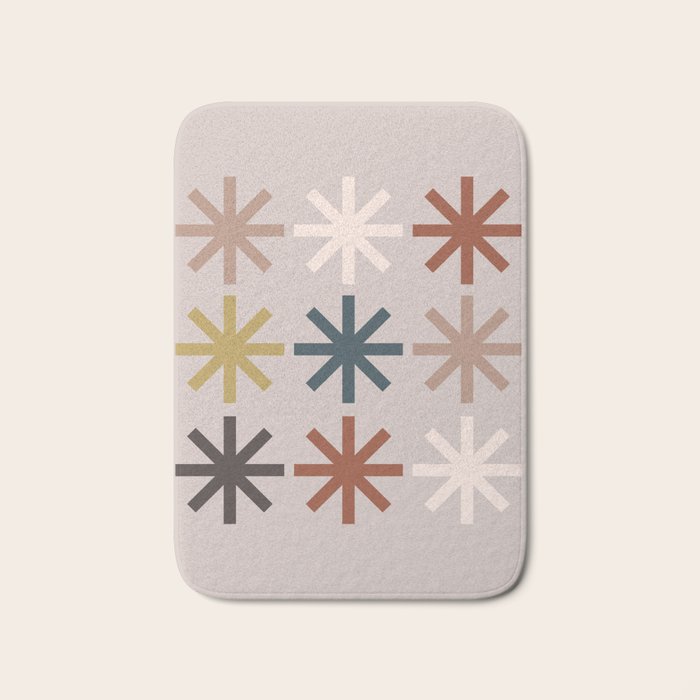 Snowflake 04 Bath Mat Gallery Image 1