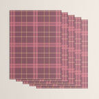 Warm Retro Plaid Pattern Wrapping Paper Gallery Image 3