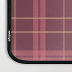 Warm Retro Plaid Pattern Laptop Sleeve Gallery Image 3