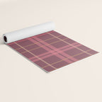 Warm Retro Plaid Pattern Yoga Mat Gallery Image 2