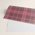 Warm Retro Plaid Pattern Wrapping Paper Gallery Image 2