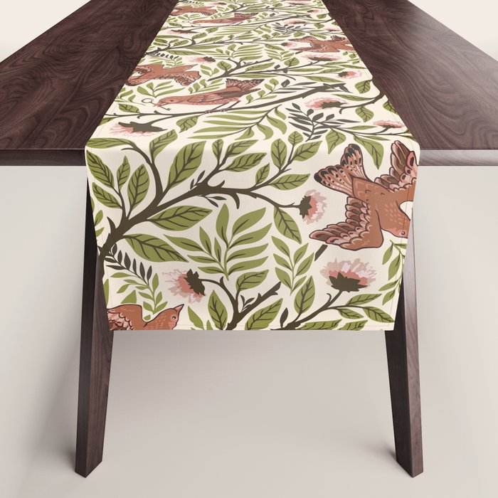 Secret Garden Spring Birds Table Runner Gallery Image 1