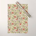 Secret Garden Spring Birds Wrapping Paper Gallery Image 1