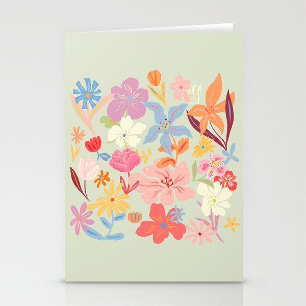 Modern Flowers Stationery Card Gallery Image 2